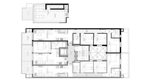 Apartment floor plan, 3 bedrooms in INTERCOSTA BAHIA CENTER No. 6 (2D)