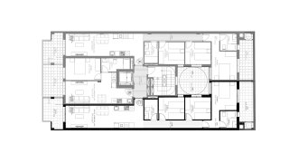 Apartment floor plan, 3 bedrooms in INTERCOSTA BAHIA CENTER No. 5